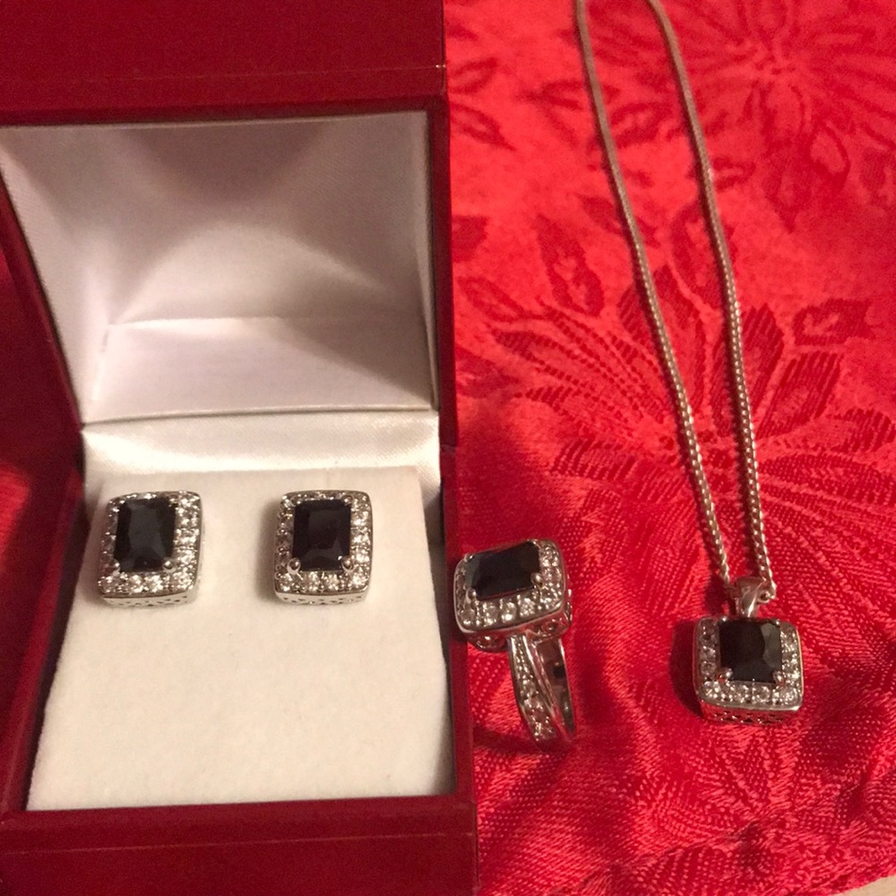 COPY - Black onyx color stone with CZ’s